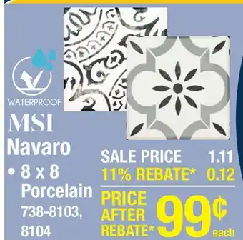 Menards Navaro offer