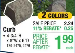 Menards Curb offer