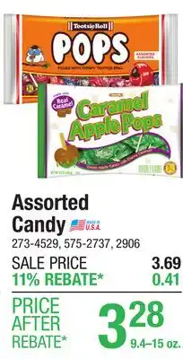 Menards Assorted Candy offer