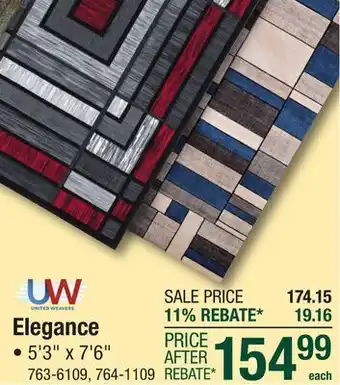 Menards Elegance Area Rugs offer