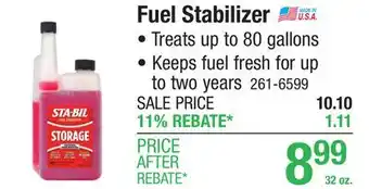 Menards Fuel Stabilizer offer