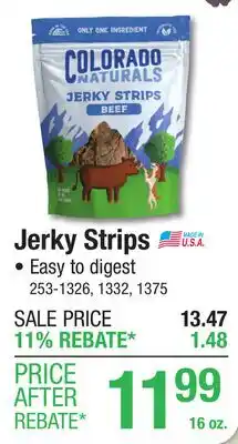 Menards Jerky Strips offer