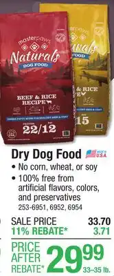 Menards Dry Dog Food offer