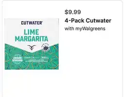 Walgreens 4-Pack Cutwater offer