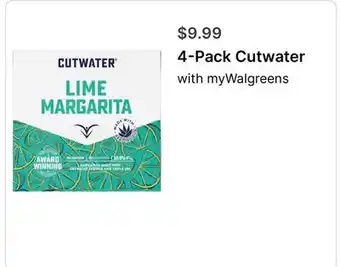 Walgreens 4-Pack Cutwater offer