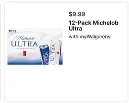 Walgreens 12-Pack Michelob Ultra offer