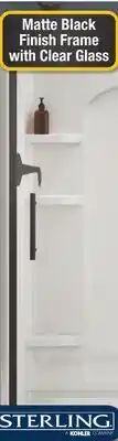 Menards Finesse Peak Shower Door offer