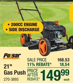 Menards 21 Gas Push offer