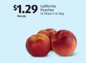 Aldi California Peaches offer
