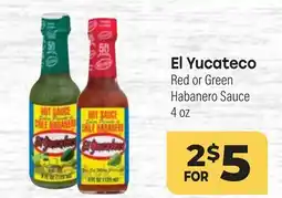 Tony’s Fresh Market El Yucateco offer