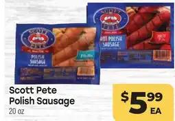 Tony’s Fresh Market Scott Pete Polish Sausage offer