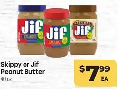 Tony’s Fresh Market Skippy or Jif Peanut Butter offer