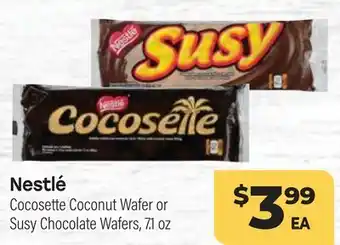 Tony’s Fresh Market Nestlé Cocosette Coconut Wafer or Susy Chocolate Wafers offer