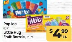 Tony’s Fresh Market Pop Ice, 80 ct Little Hug Fruit Barrels, 20 ct offer