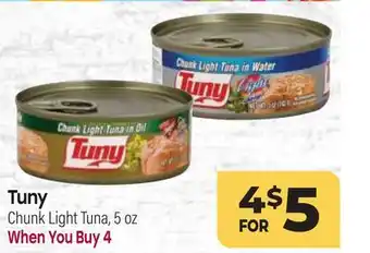 Tony’s Fresh Market Tuny Chunk Light Tuna offer