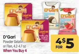 Tony’s Fresh Market D'Gari Powder Gelatin or Flan offer