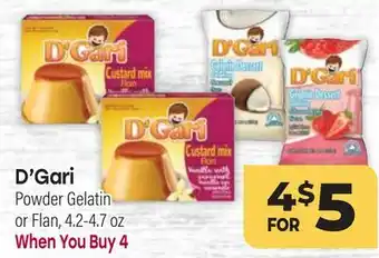 Tony’s Fresh Market D'Gari Powder Gelatin or Flan offer