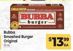 Tony’s Fresh Market Bubba Smashed Burger Original offer