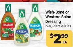 Tony’s Fresh Market Wish-Bone or Western Salad Dressing offer