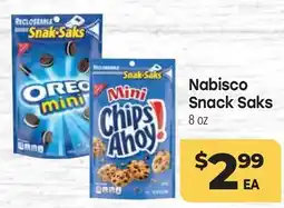 Tony’s Fresh Market Nabisco Snack Saks offer