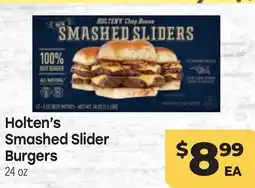 Tony’s Fresh Market Holten's Smashed Slider Burgers offer