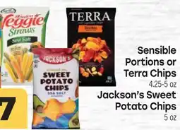 Tony’s Fresh Market Sensible Portions or Terra Chips, 4.25-5 oz Jackson's Sweet Potato Chips, 5 oz offer