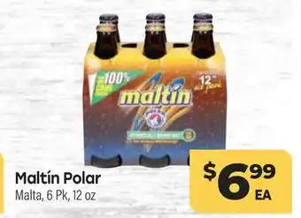 Tony’s Fresh Market Maltín Polar Malta offer