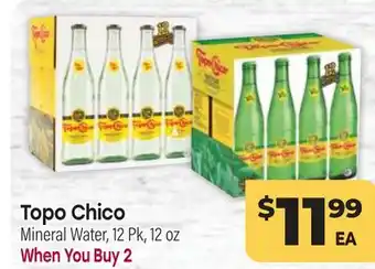 Tony’s Fresh Market Topo Chico offer