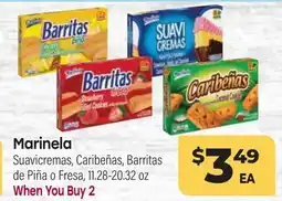 Tony’s Fresh Market Marinela Suavicremas, Caribeñas, Barritas de Piña o Fresa offer