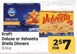 Tony’s Fresh Market Kraft Deluxe or Velveeta Shells Dinners offer
