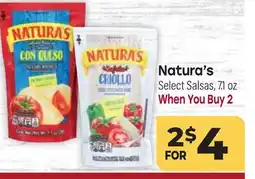 Tony’s Fresh Market Natura's Select Salsas offer