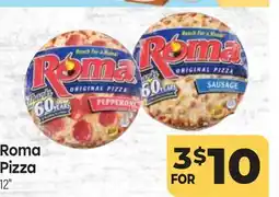 Tony’s Fresh Market Roma Pizza offer