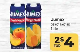 Tony’s Fresh Market Jumex Select Nectars offer