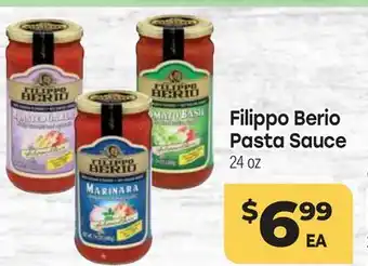 Tony’s Fresh Market Filippo Berio Pasta Sauce offer