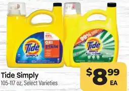 Tony’s Fresh Market Tide Simply offer
