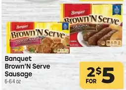 Tony’s Fresh Market Banquet Brown'N Serve Sausage offer