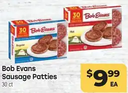 Tony’s Fresh Market Bob Evans Sausage Patties offer