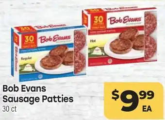 Tony’s Fresh Market Bob Evans Sausage Patties offer