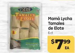 Tony’s Fresh Market Mamá Lycha Tamales de Elote offer