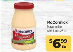 Tony’s Fresh Market McCormick Mayonnaise with Lime offer