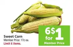 Safeway Sweet Corn offer
