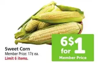 Safeway Sweet Corn offer