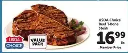 Safeway USDA Choice Beef T-Bone Steak offer