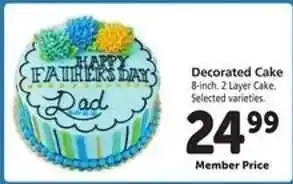 Safeway Decorated Cake offer
