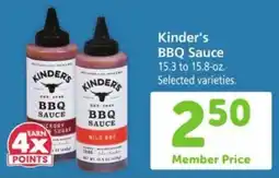 Safeway Kinder's BBQ Sauce offer