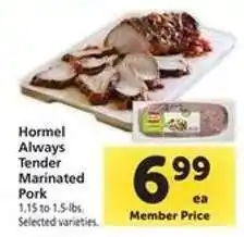 Safeway Hormel Always Tender Marinated Pork offer