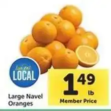 Safeway Large Navel Oranges offer