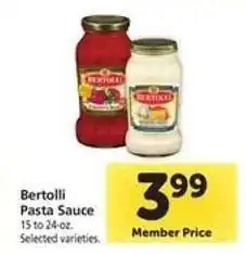 Safeway Bertolli Pasta Sauce offer