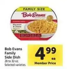 Safeway Bob Evans Family Side Dish offer