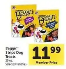 Safeway Beggin Strips Dog Treats offer